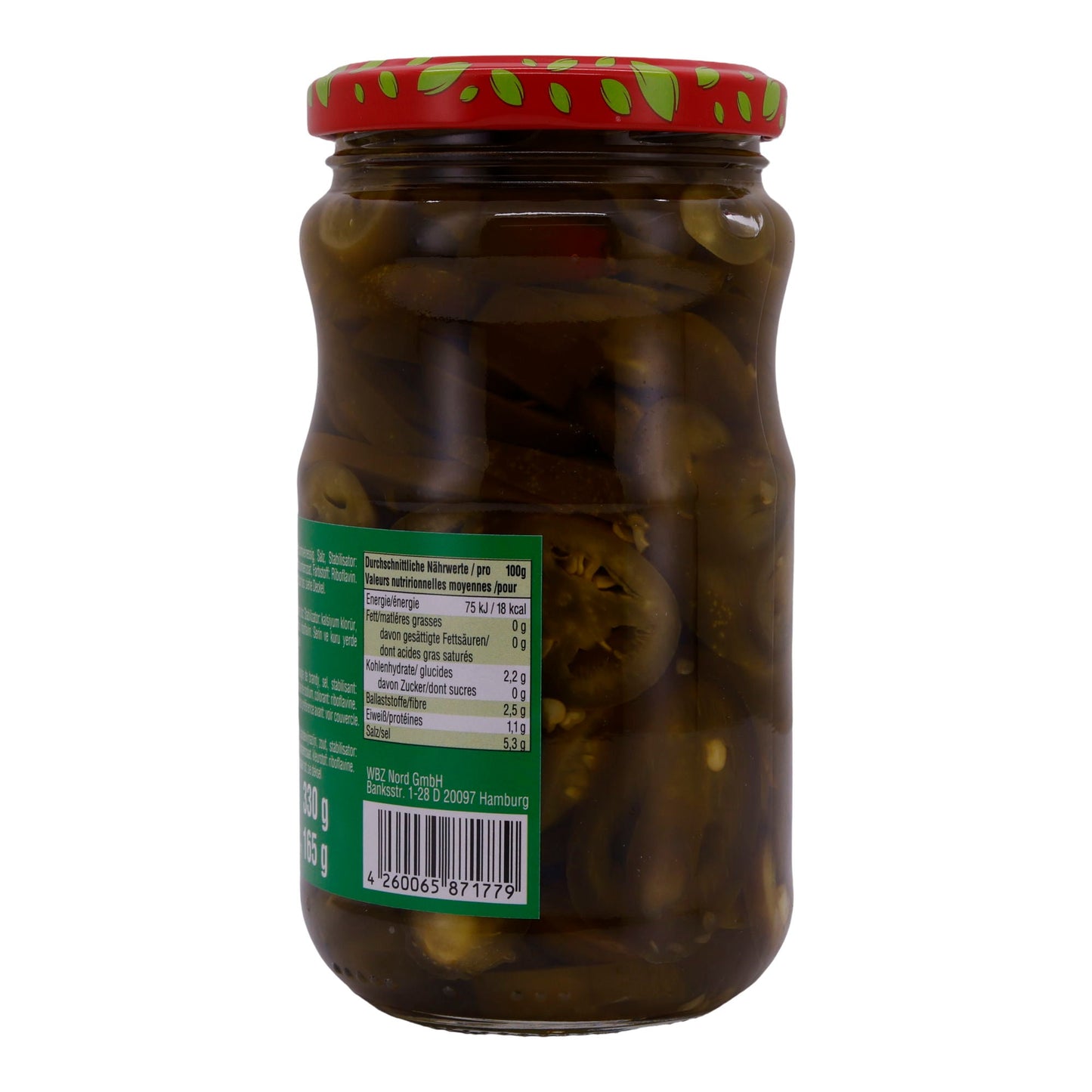 Jalapeños Selin | Sebzeler | Marine Edilmiş Jalapeños, acı | 330g