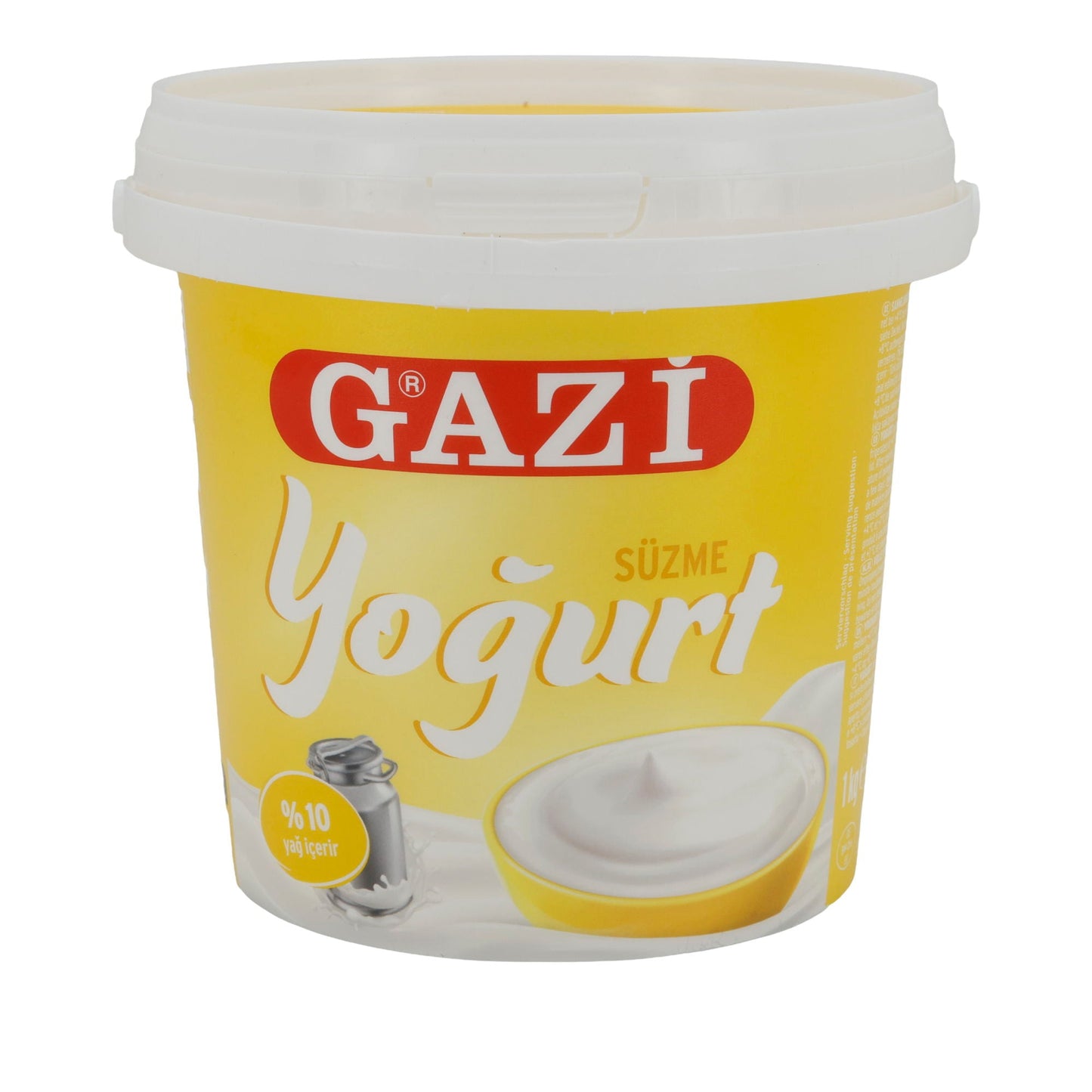 Joghurt Gazi Sahnejoghurt | Joghurt | Extra cremig mit 10 % Fett | 1 kg