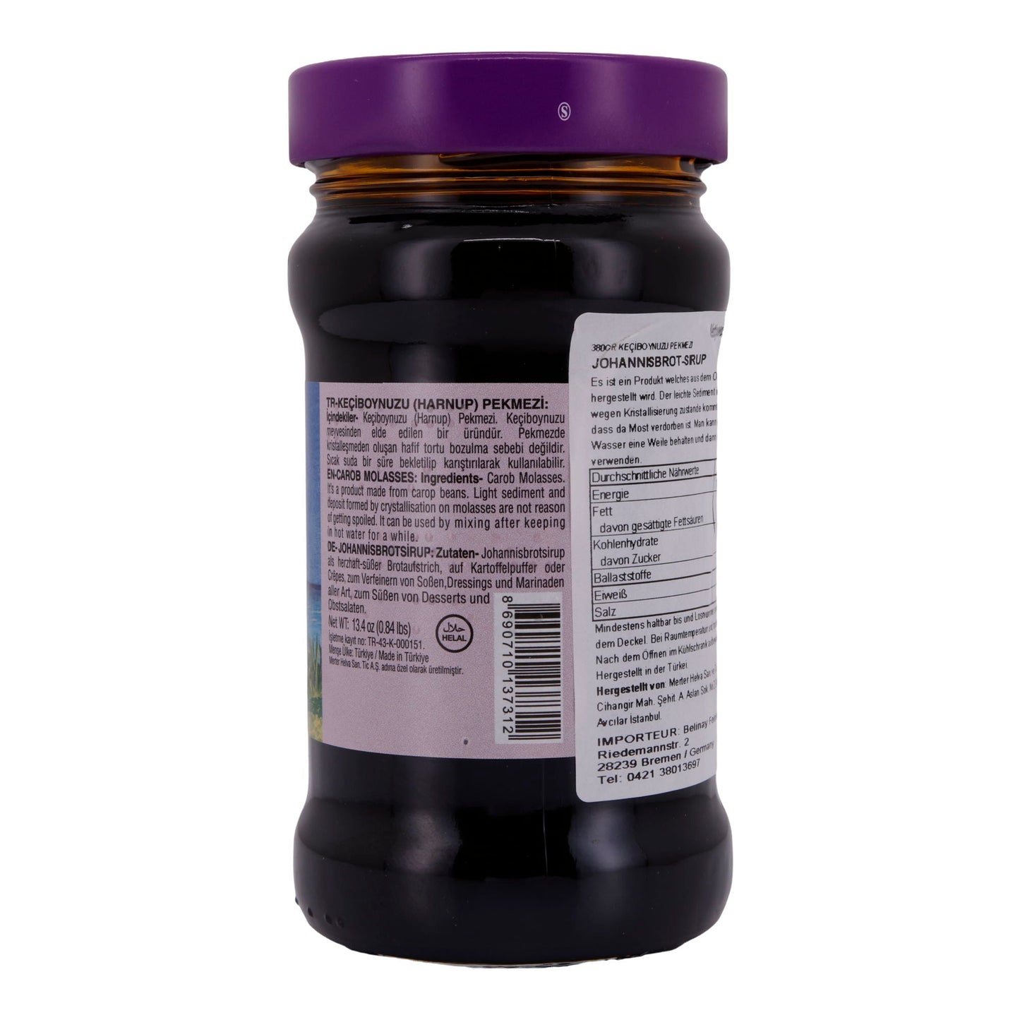 Johannisbrot-Siroop Koska | Keçiboynuzu Pekmezi | Hoogwaardig, Turks | 380 g