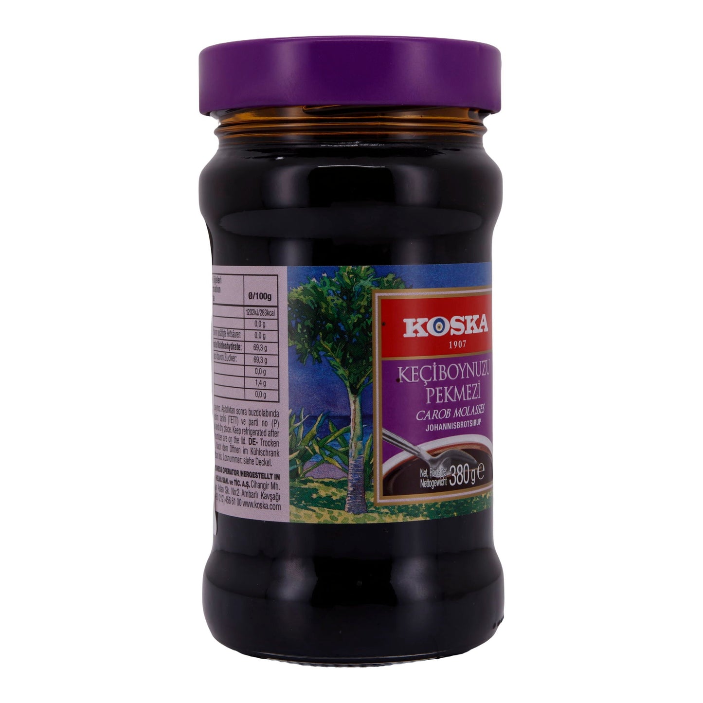 Johannisbrot-Siroop Koska | Keçiboynuzu Pekmezi | Hoogwaardig, Turks | 380 g