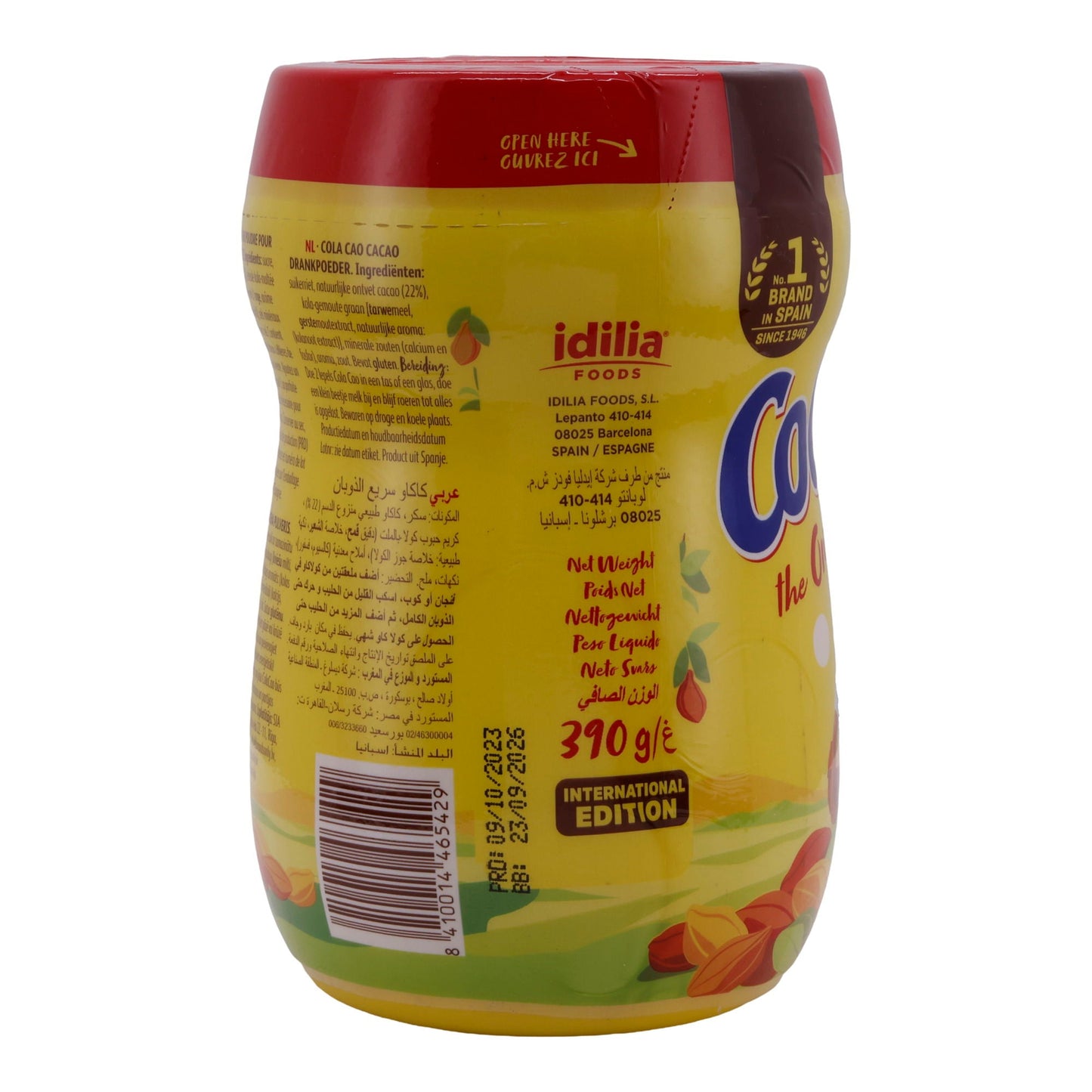 Bevanda al cacao Cola Cao | Bevanda | Polvere originale | 390 g