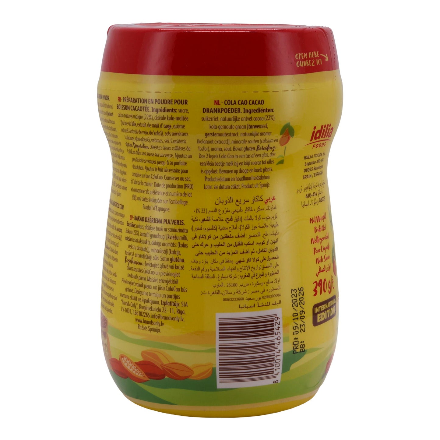 Bevanda al cacao Cola Cao | Bevanda | Polvere originale | 390 g