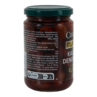 Kalamata-Oliven Casa Rinaldi | entsteint | in Salzlake | 300 g Glas