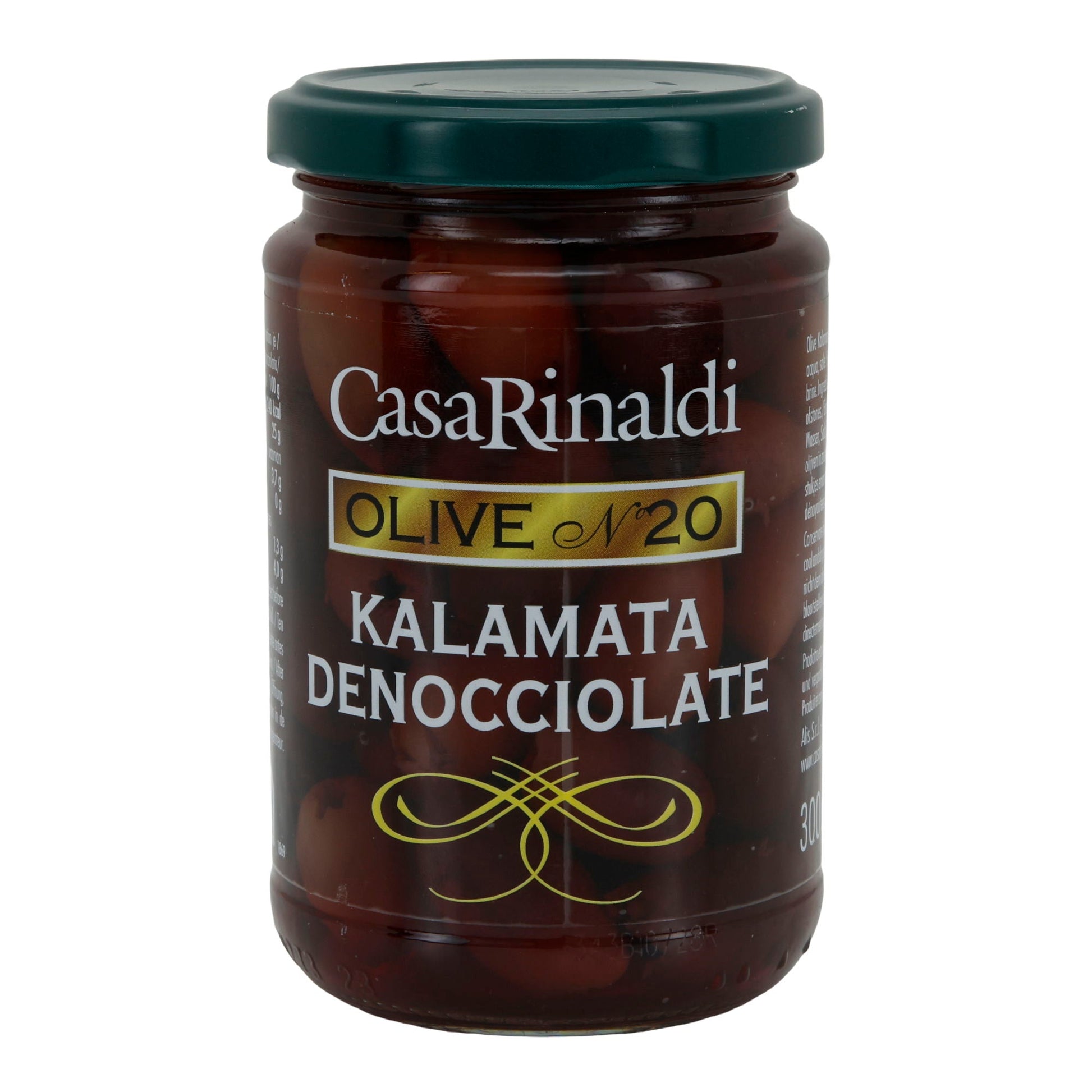 Kalamata - Oliven Casa Rinaldi | entsteint | in Salzlake | 300 g Glas - Taste Your World