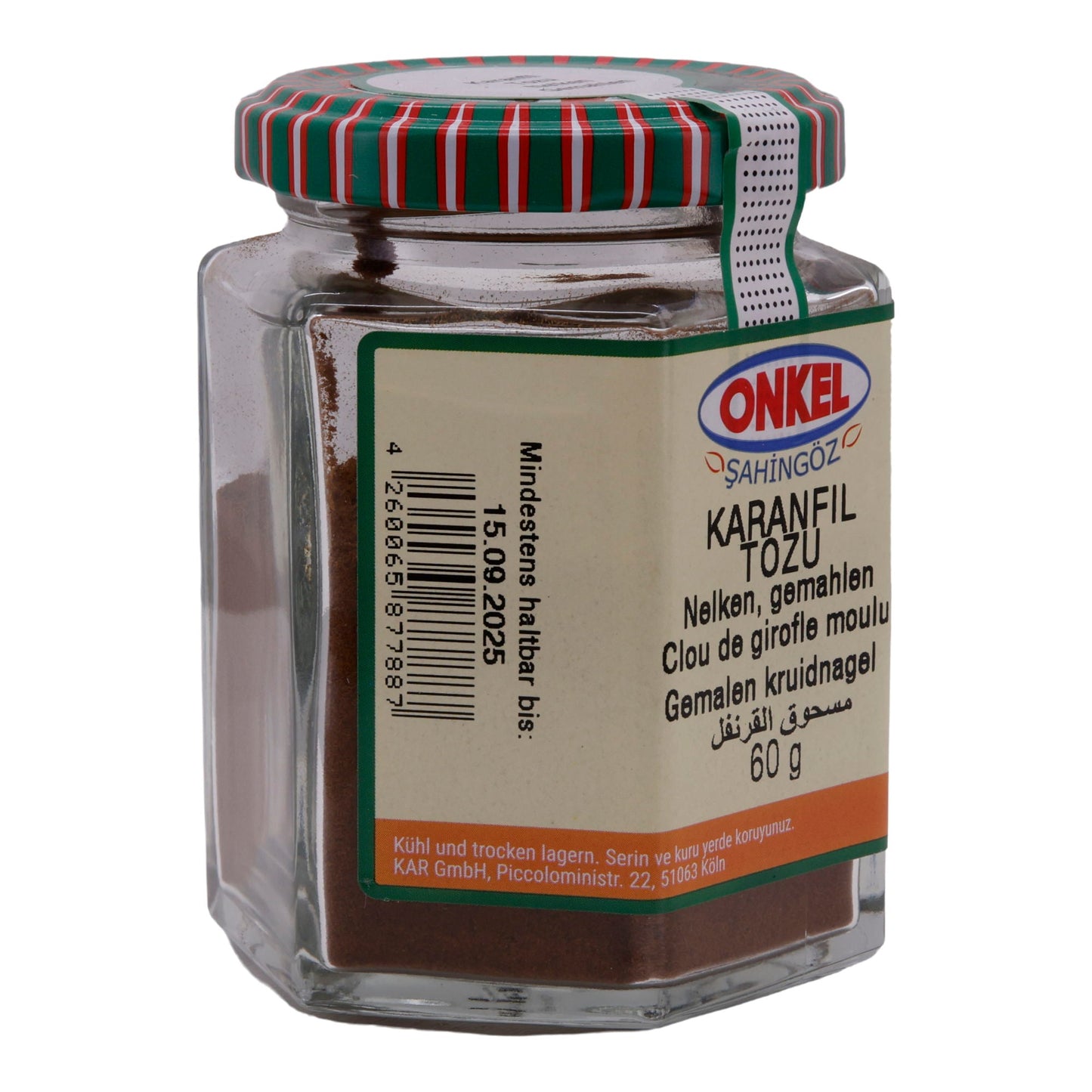 Karanfil Tozu Onkel Şahingöz | Spezia | Chiodi di Garofano Macinati | 60 g