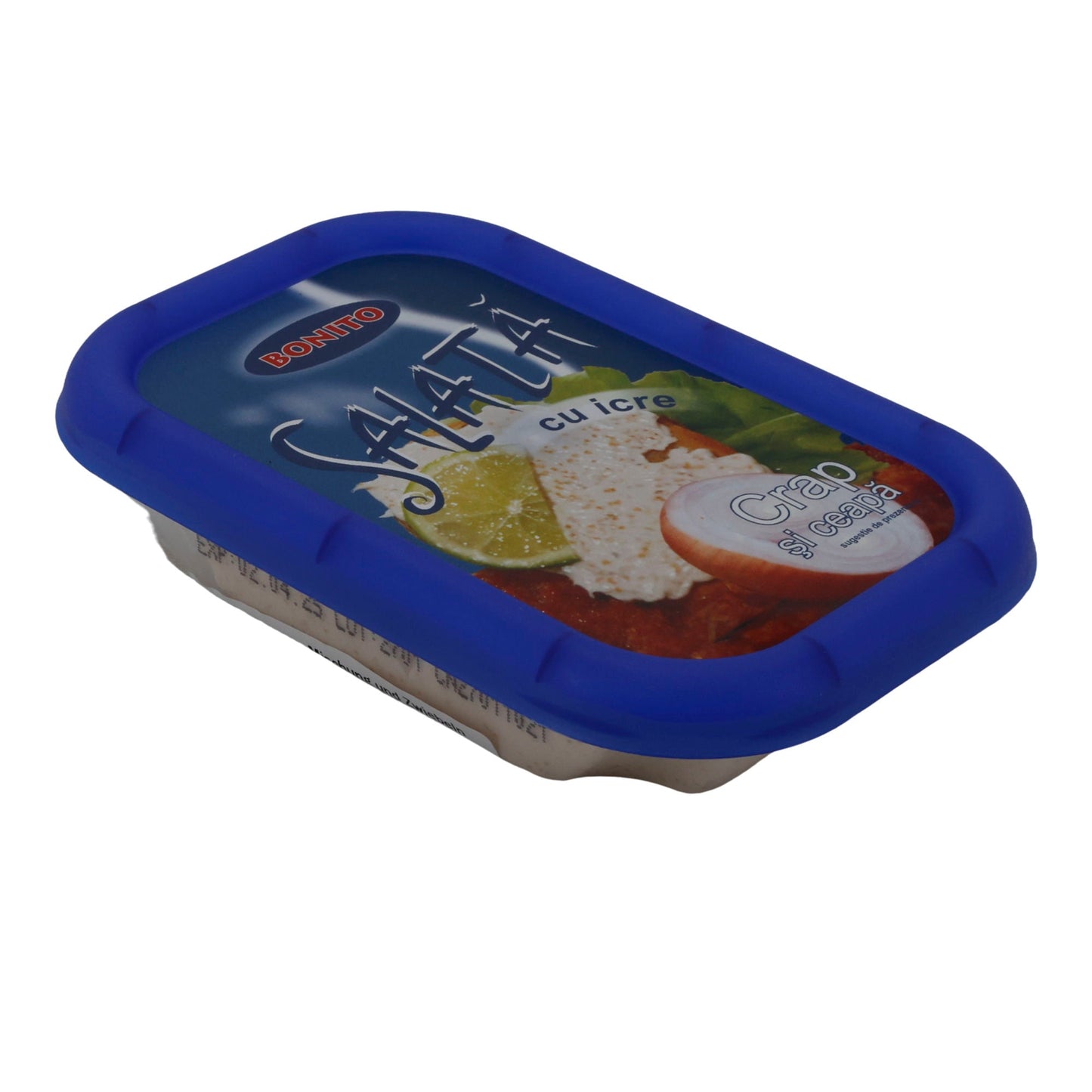 Karpfenkaviar-Aufstrich Bonito Salată cu Icre Crap | Aufstrich | Mit Zwiebeln nach rumänischer Art | 150 g