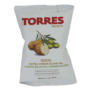 Kartoffelchips Torres | 100 % Olivenöl | Premiumqualität, glutenfrei | 40 g Silca