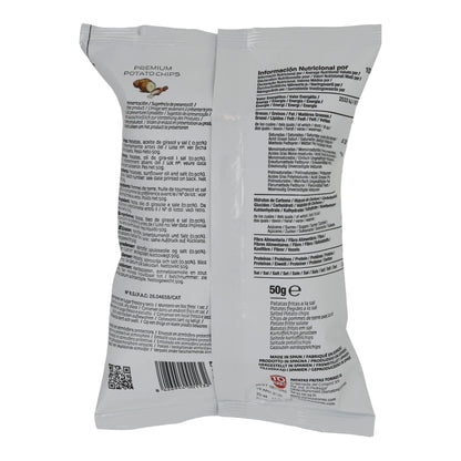 Kartoffelchips Torres | Mediterranes Salz | Premiumqualität, klassisch, vegan | 50 g Silca