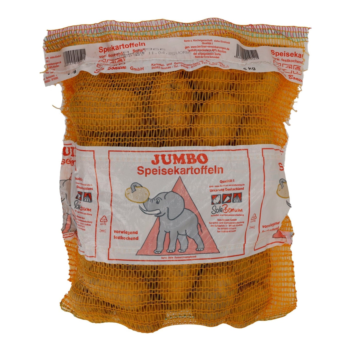 Kartoffeln Jumbo | Speisekartoffeln | Vorwiegend festkochend, deutscher Anbau | 5 kg Taste Your World