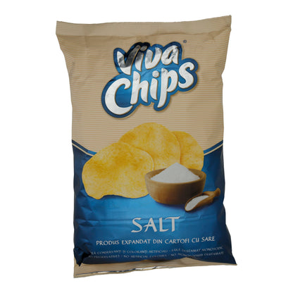 Snack di patate Viva Chips | Sale | Croccante, con sale | 100 g