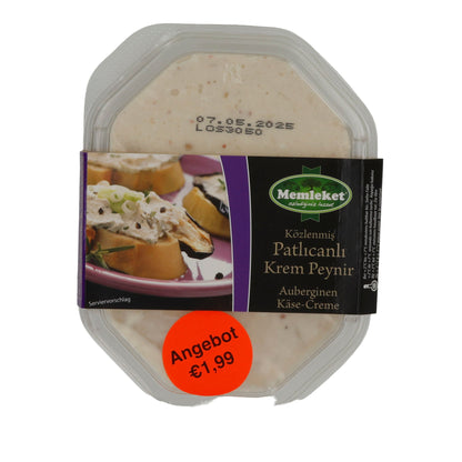 Käse-Creme Memleket Közlenmiş Patlıcanlı Krem Peynir | Käse-Creme | Cremiger Frischkäse mit Auberginen | 150 g