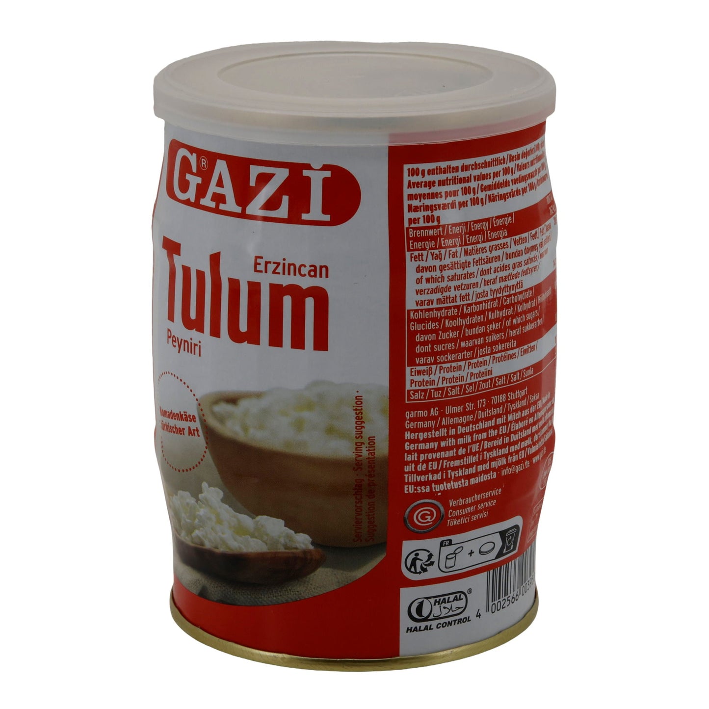 Käse Gazi Erzincan Tulum Peyniri | Traditionell | Türkischer Nomadenkäse in Salzlake | 440 g
