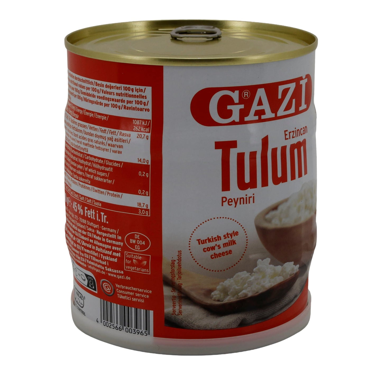 Käse Gazi Erzincan Tulum Peyniri | Traditionell | Türkischer Nomadenkäse in Salzlake | 900 g