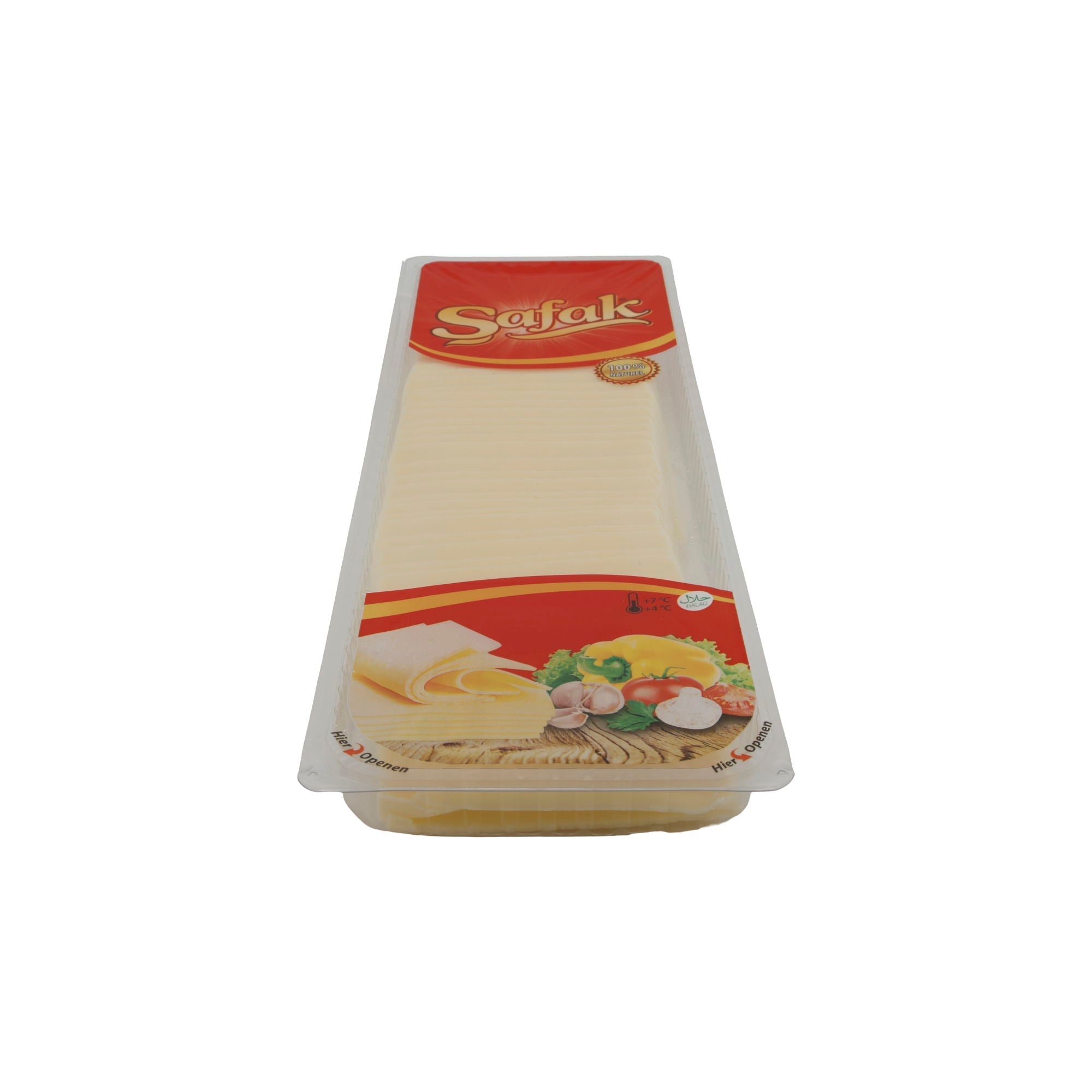 Käse Safak Gouda-Scheiben | Milder Schmelzkäse | Hitzestabil | 700 g Packung SAFAK