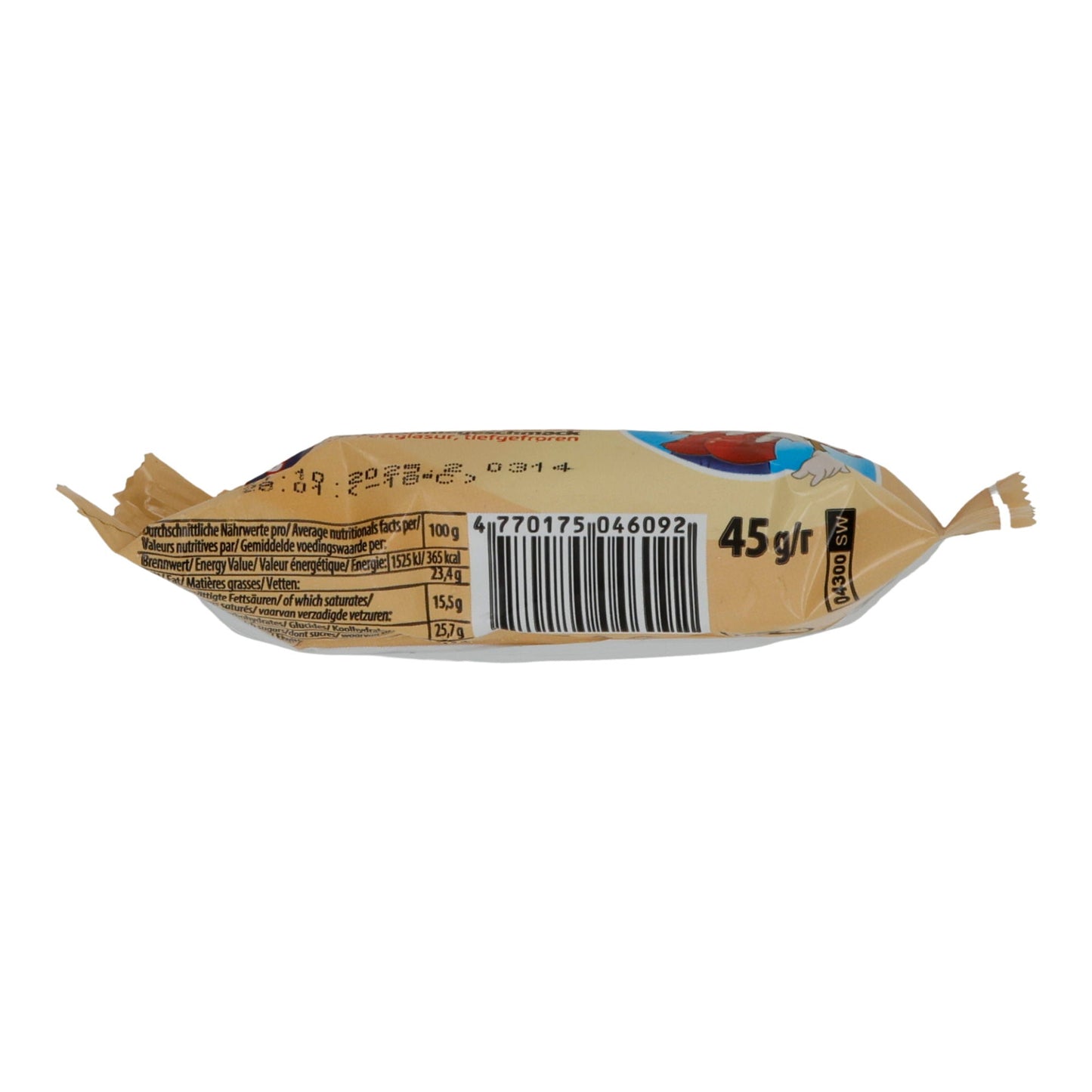 Käse Schwinn | Frischkäseriegel Vanille | Tiefgefroren, Vanillearoma, Glasur | 45 g