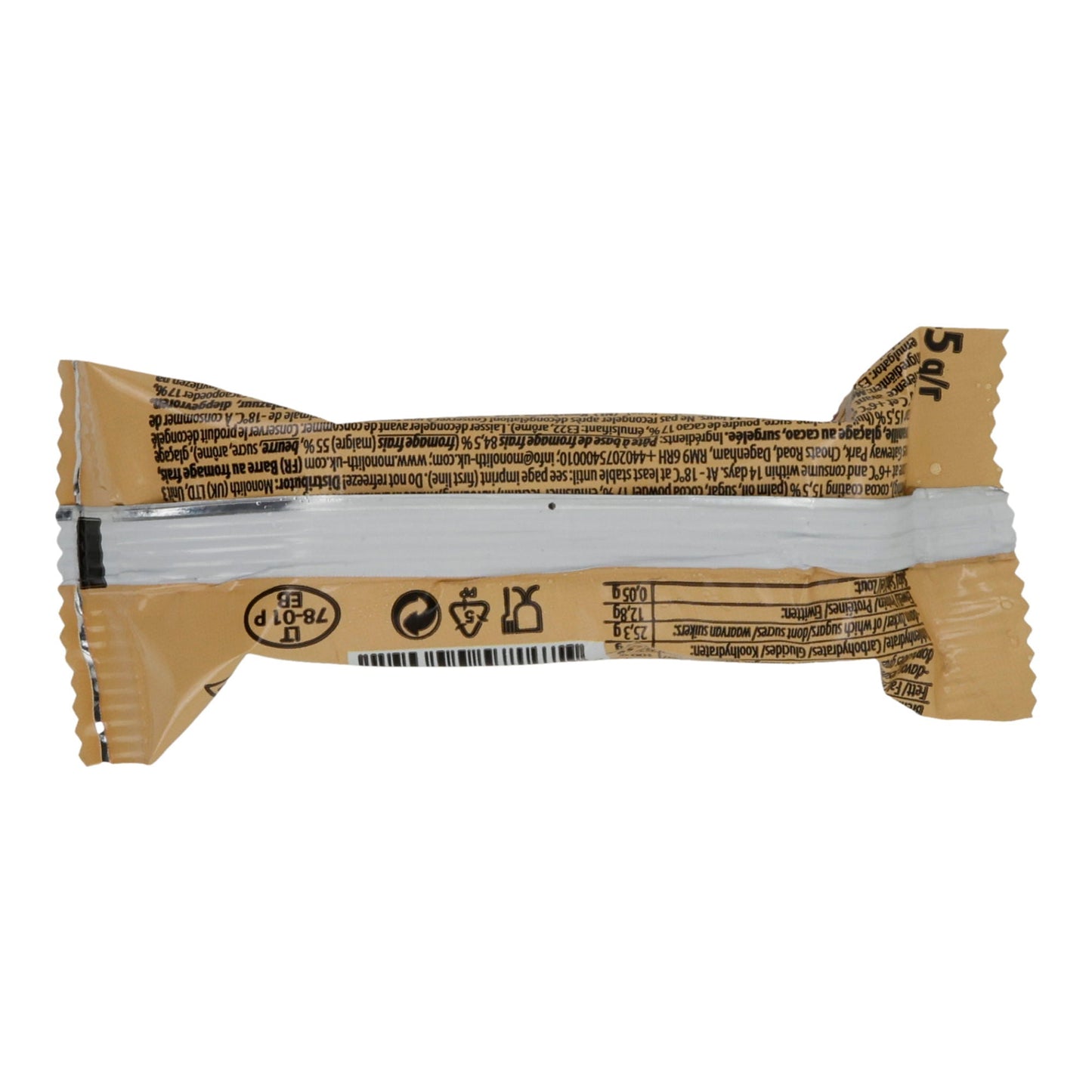 Käse Schwinn | Frischkäseriegel Vanille | Tiefgefroren, Vanillearoma, Glasur | 45 g