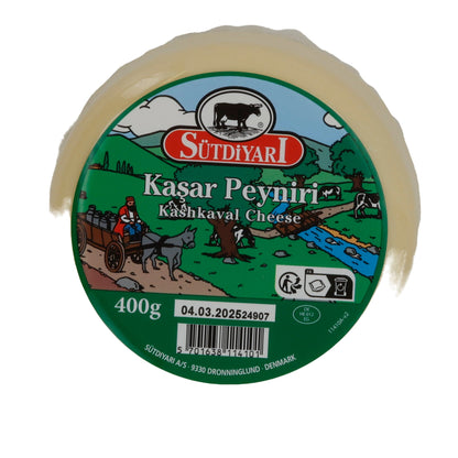 Käse Sütdiyarı Kaşar Peynir | Käse | Halbfester Kashkaval für vielseitige Verwendung | 400 g