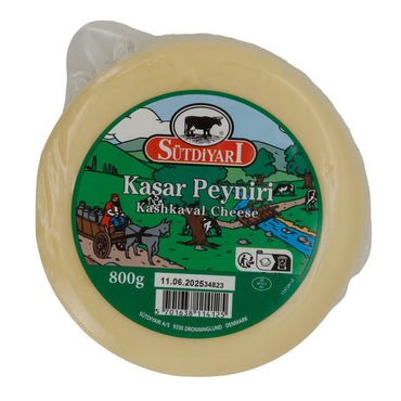Käse Sütdiyarı Kaşar Peynir | Käse | Halbfester Kashkaval für vielseitige Verwendung | 800 g SUETDIYARI
