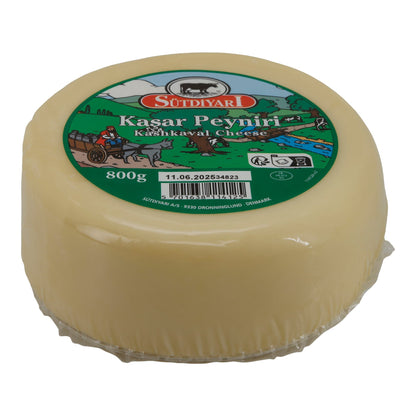 Käse Sütdiyarı Kaşar Peynir | Käse | Halbfester Kashkaval für vielseitige Verwendung | 800 g SUETDIYARI
