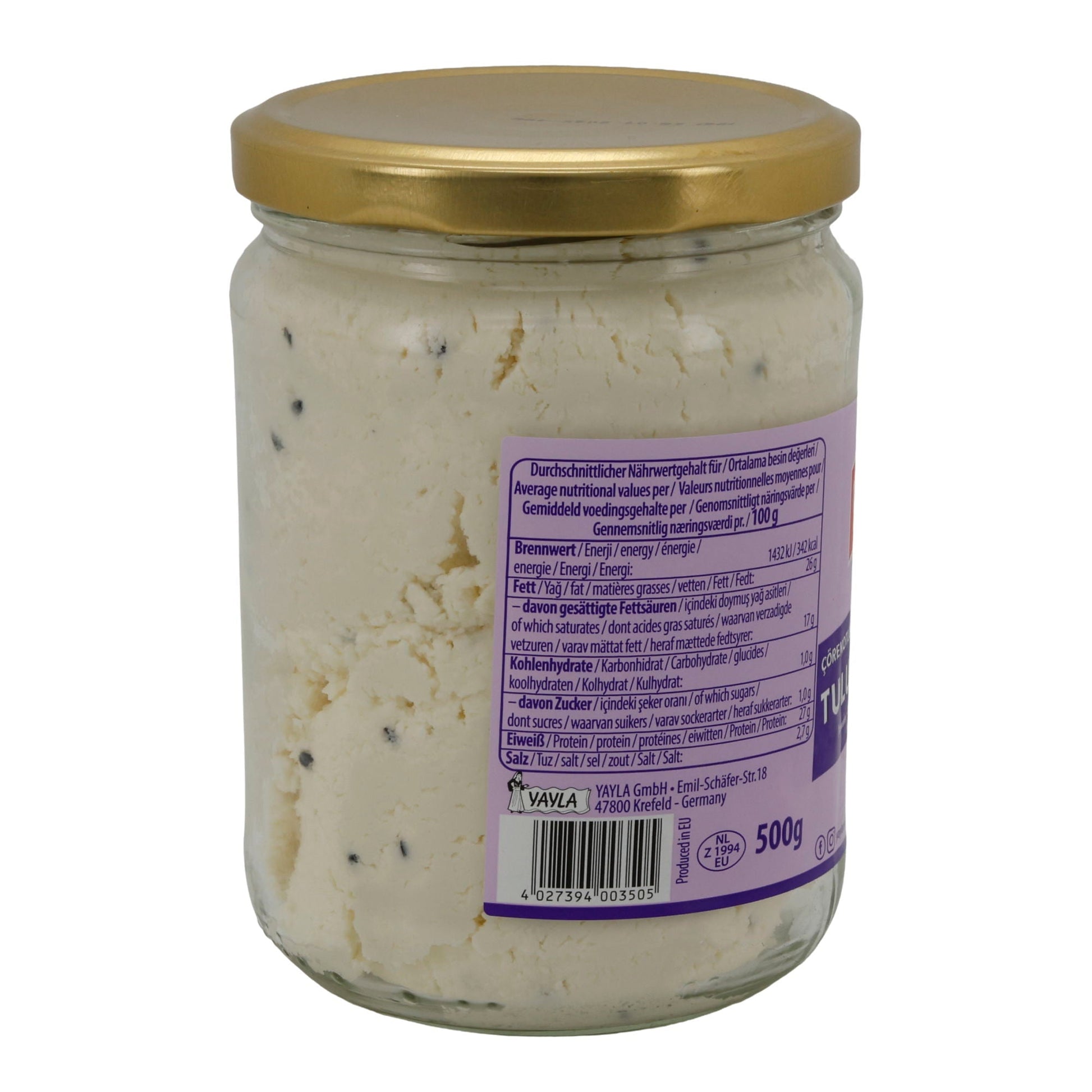 Käse Yayla Tulum Peyniri mit Schwarzkümmel | Türkisch | Weichkäse | 500 g YAYLA