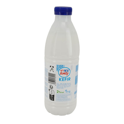 Kefir Моя Семья / My Family | Kefir | Aus pasteurisierter Milch, 2 % Fett | 1 kg Flasche MY FAMILY