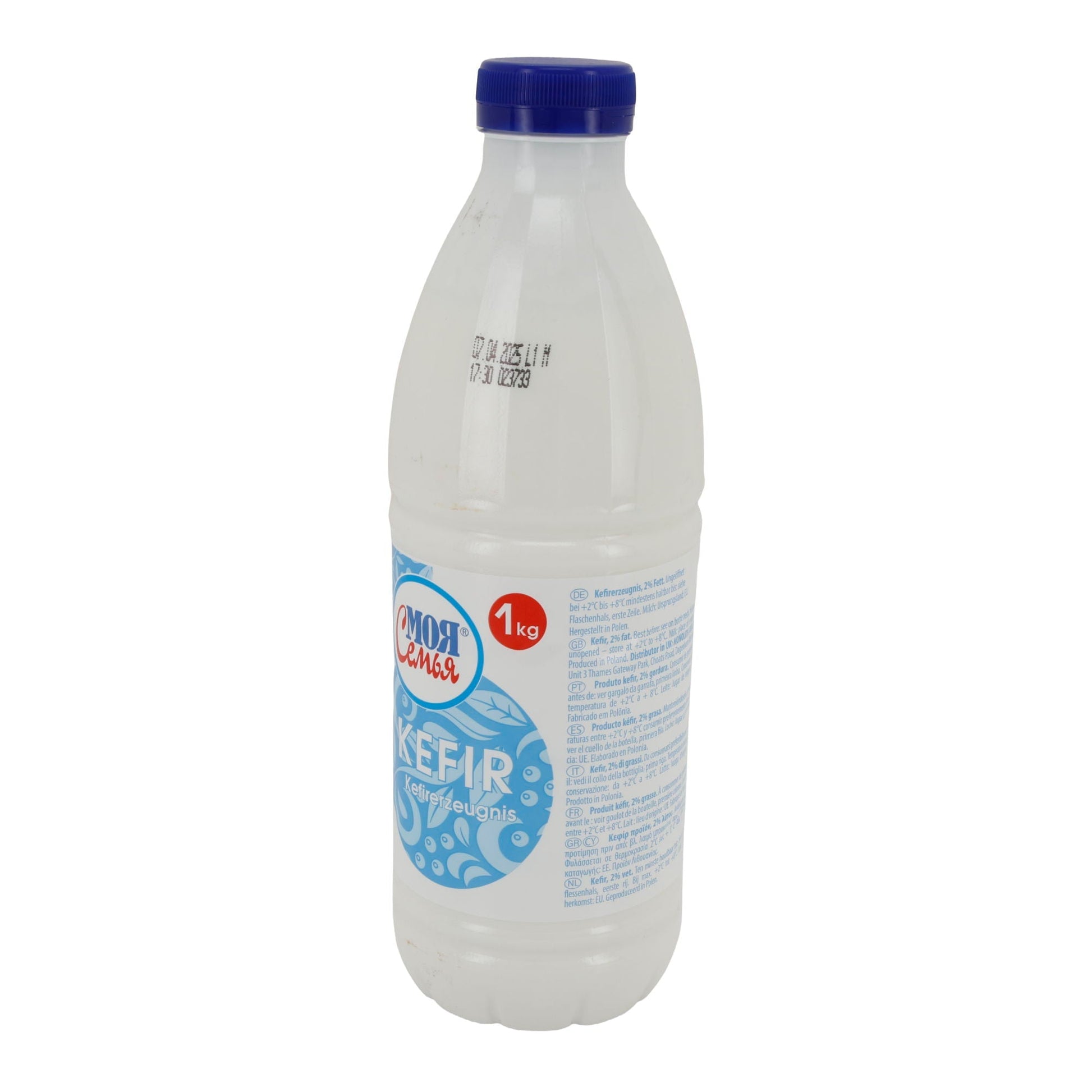 Kefir Моя Семья / My Family | Kefir | Aus pasteurisierter Milch, 2 % Fett | 1 kg Flasche MY FAMILY
