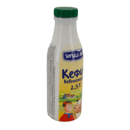 Kefir Зорька Моя Kefir | Kefir | Traditionelles Kefirerzeugnis mit 2,5 % Fett | 450 g