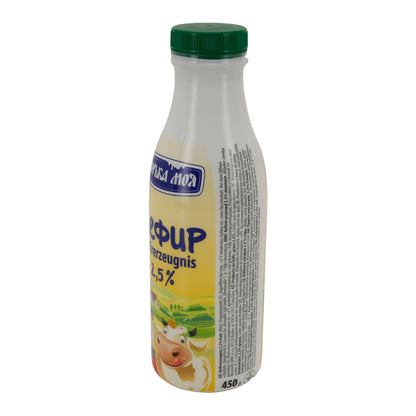 Kefir Зорька Моя Kefir | Kefir | Traditionelles Kefirerzeugnis mit 2,5 % Fett | 450 g