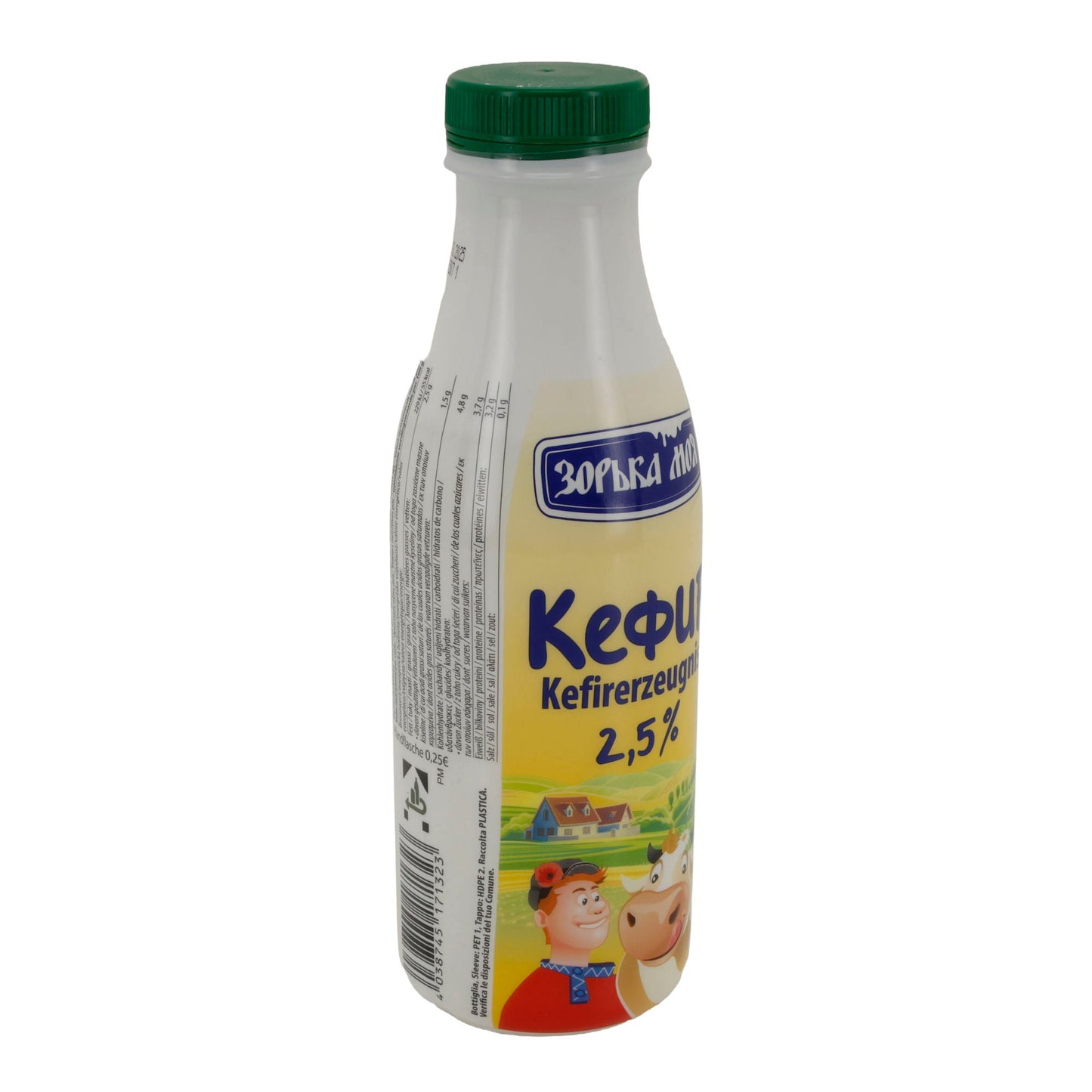 Kefir Зорька Моя Kefir | Kefir | Traditionelles Kefirerzeugnis mit 2,5 % Fett | 450 g