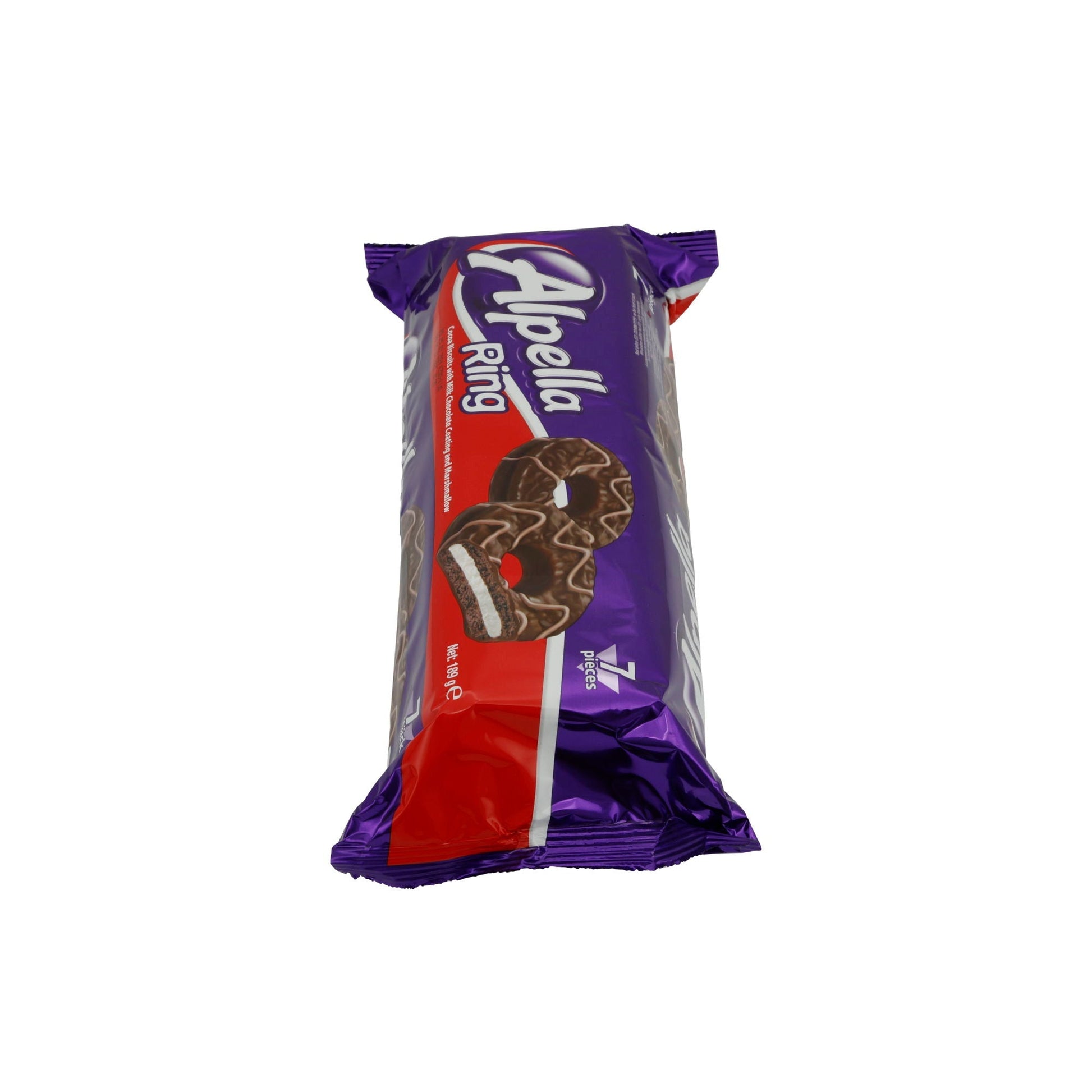 Kekse Alpella | Ring | Kakao & Milchschokolade mit Marshmallow | 7 Stück (189 g) Alpella Ring