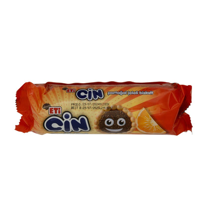 Kekse Eti Cin | Gebäck | Orangengelee und Schokoladenstreuseln | 96 g ETI