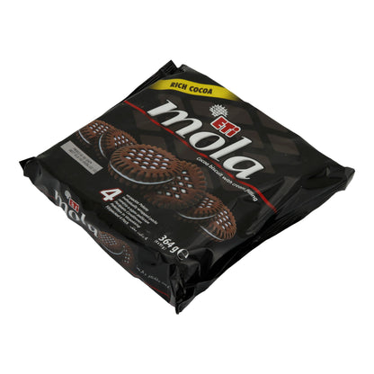 CHOCOLATE COOKIES WITH VANILLA FILLING 4 PACK