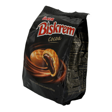 Kekse Ülker | Biskrem Cacao | Avec garniture crème au cacao | 170 g
