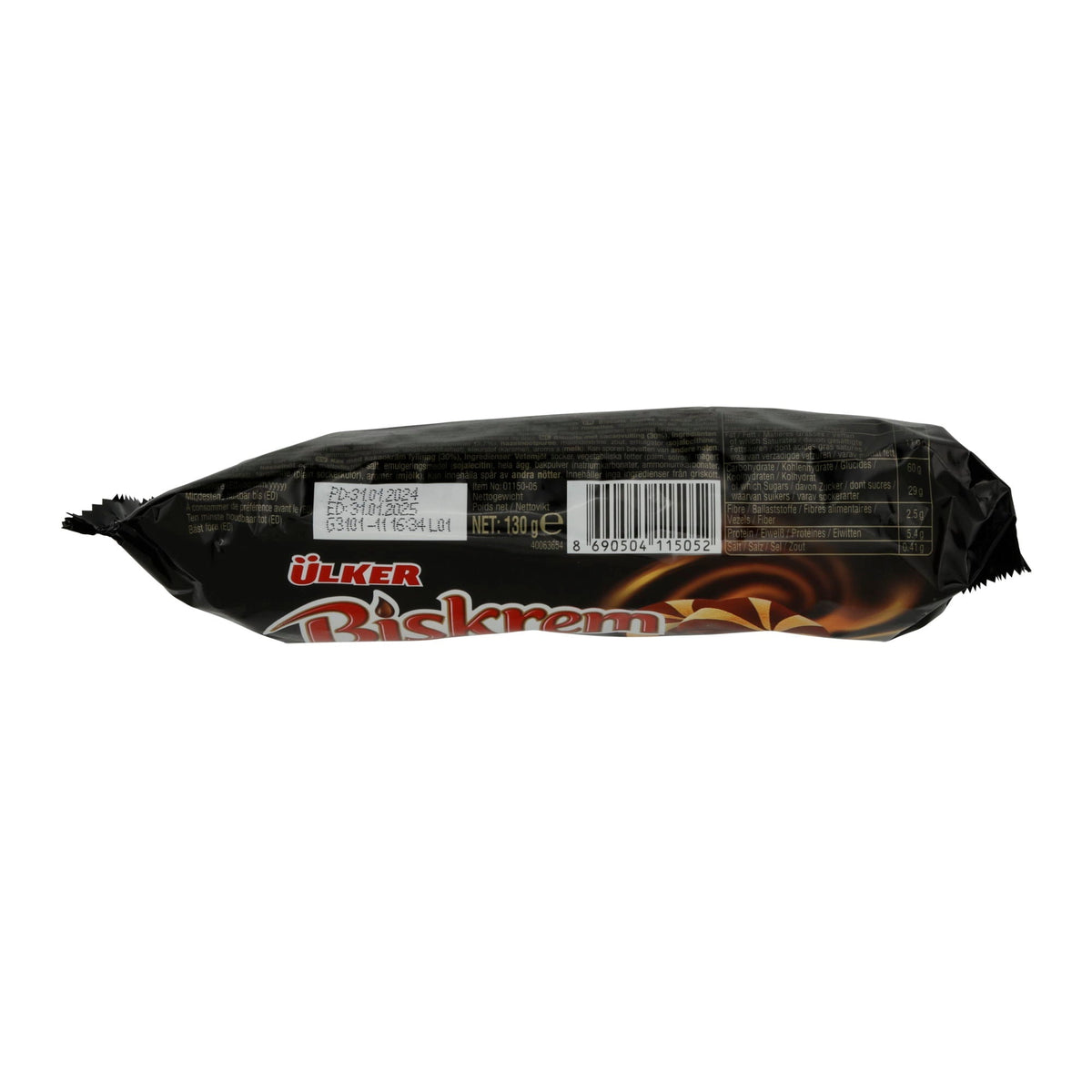 Kekse Ülker | Biskrem Duo | Knusprig, Schokoladenfüllung | 130 g