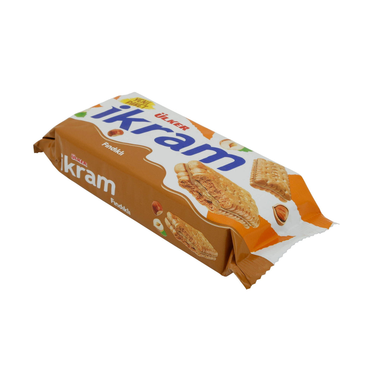 Kekse Ülker Ikram | Doppelkeks | mit Haselnusscreme | 84 g UELKER