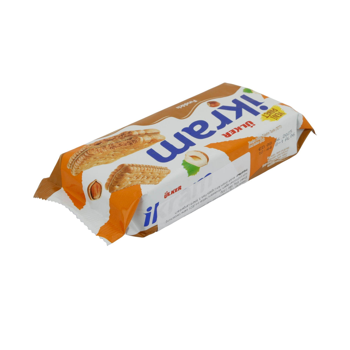 Kekse Ülker Ikram | Doppelkeks | mit Haselnusscreme | 84 g UELKER
