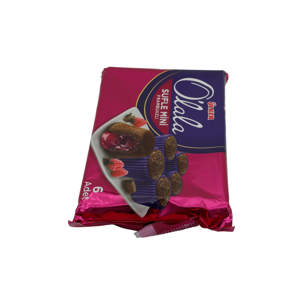 Kekse Ülker | Kekse | Olala Sufle Mini Himbeere | 162 g (6 Stück) UELKER