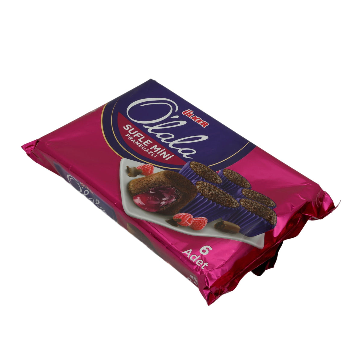 Kekse Ülker | Kekse | Olala Sufle Mini Himbeere | 162 g (6 Stück) UELKER