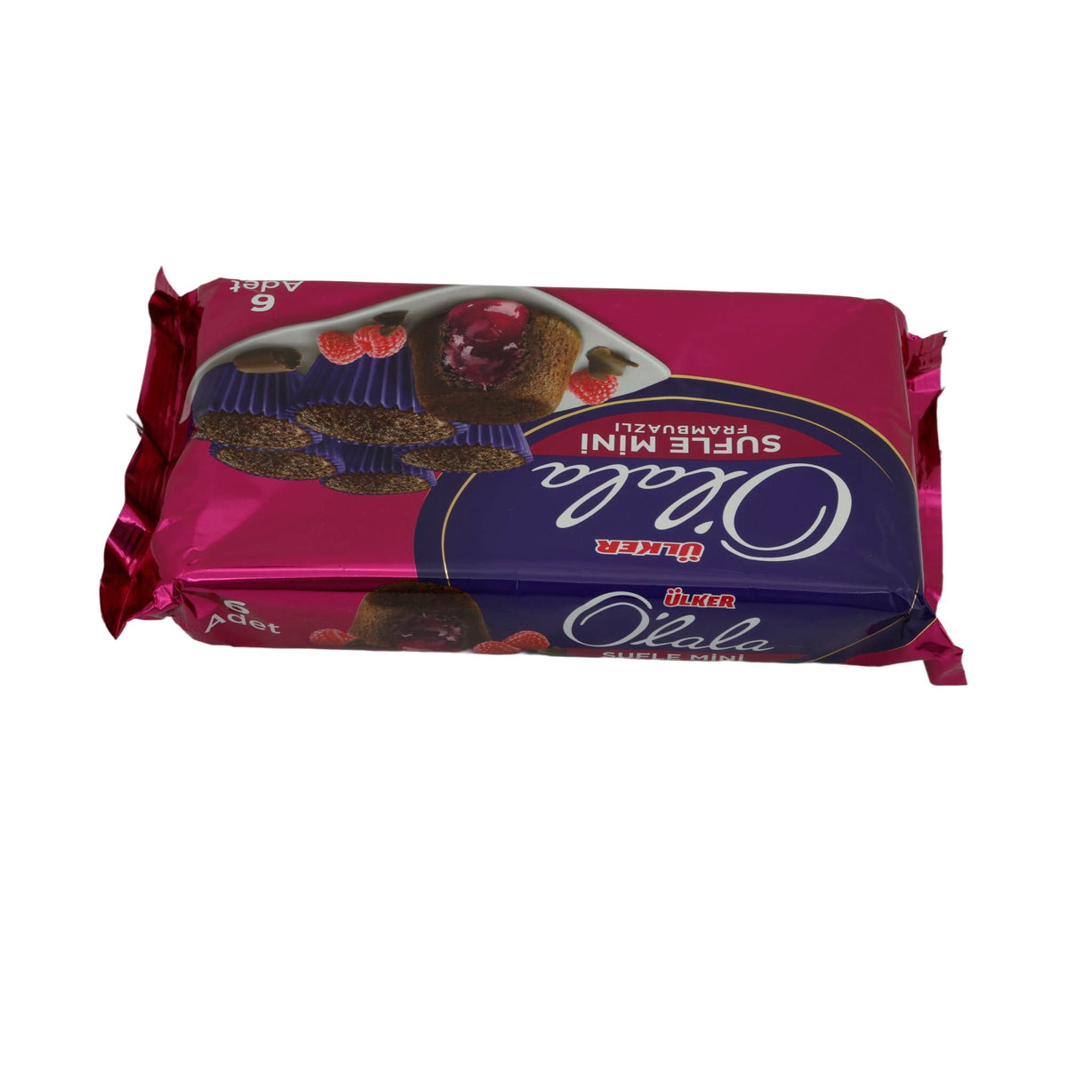 Kekse Ülker | Kekse | Olala Sufle Mini Himbeere | 162 g (6 Stück) UELKER