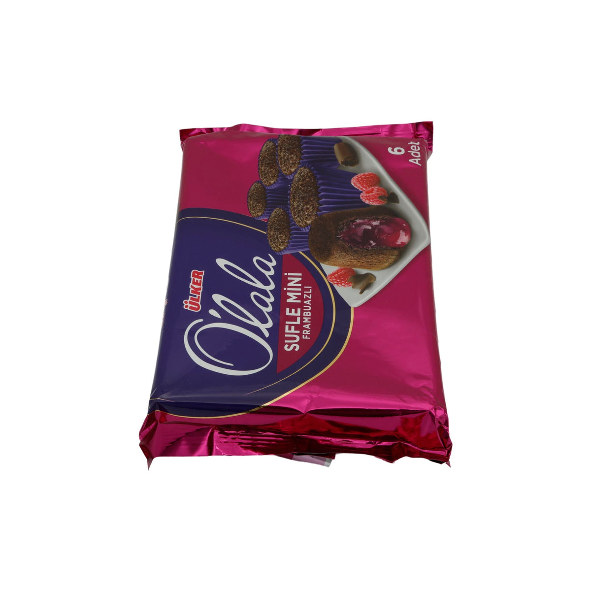 Kekse Ülker | Kekse | Olala Sufle Mini Himbeere | 162 g (6 Stück) UELKER