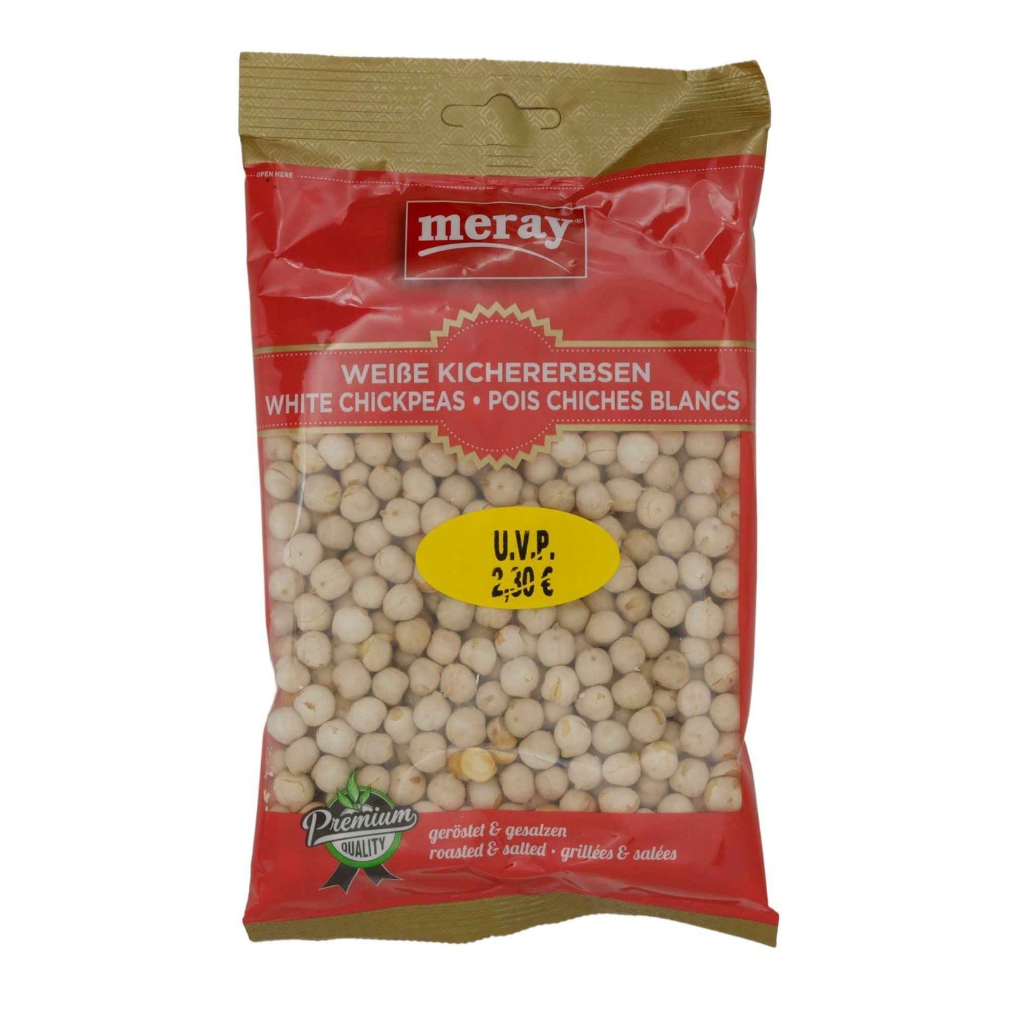 Kichererbsen Meray | Weiße Kichererbsen | Geröstet & gesalzen, knusprig | 250 g - Taste Your World