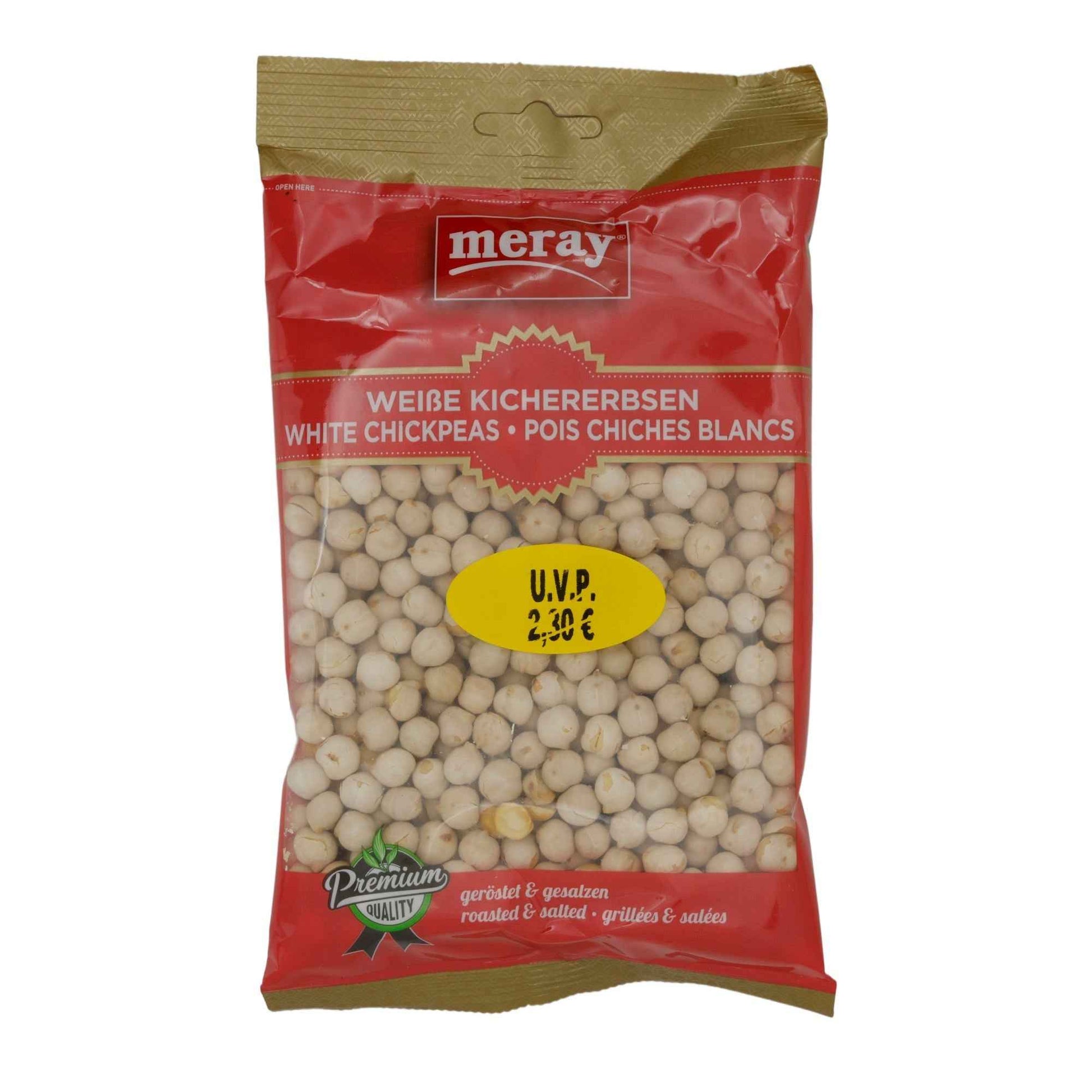 Kichererbsen Meray | Weiße Kichererbsen | Geröstet & gesalzen, knusprig | 250 g - Taste Your World