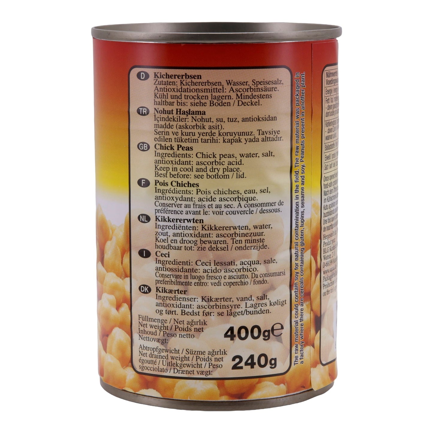 Kikkererwten Suntat | Peulvruchten | Veelzijdig | 400 g