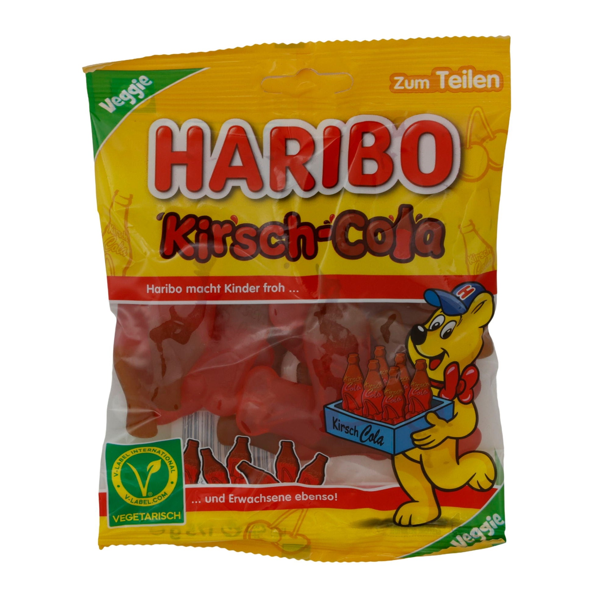 Kirsch - Cola Gummibonbons Haribo | Süßigkeit | Veggie | 175 g - Taste Your World