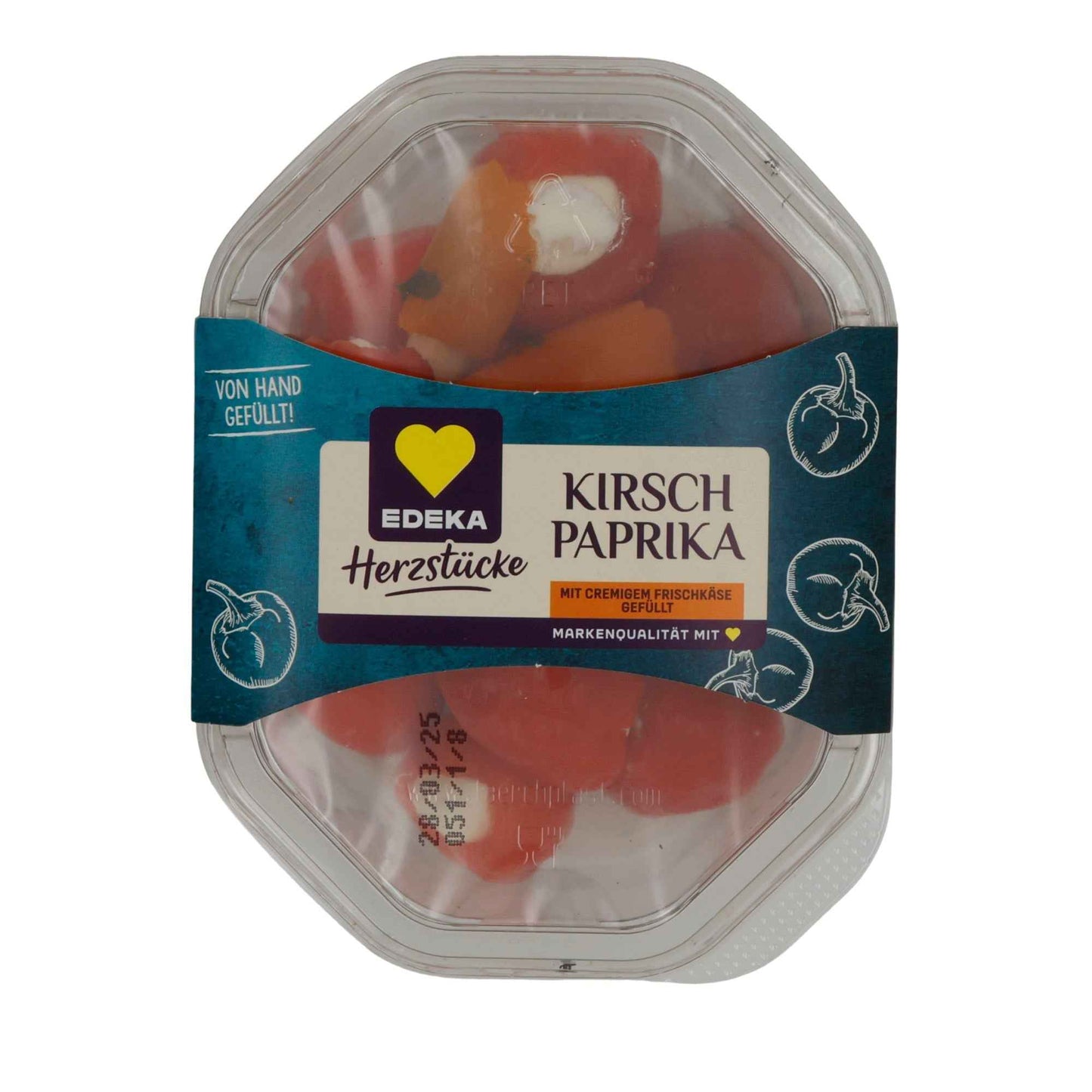 KIRSCHPAPRIKA GEFUELLT MIT FRISCHKAESE