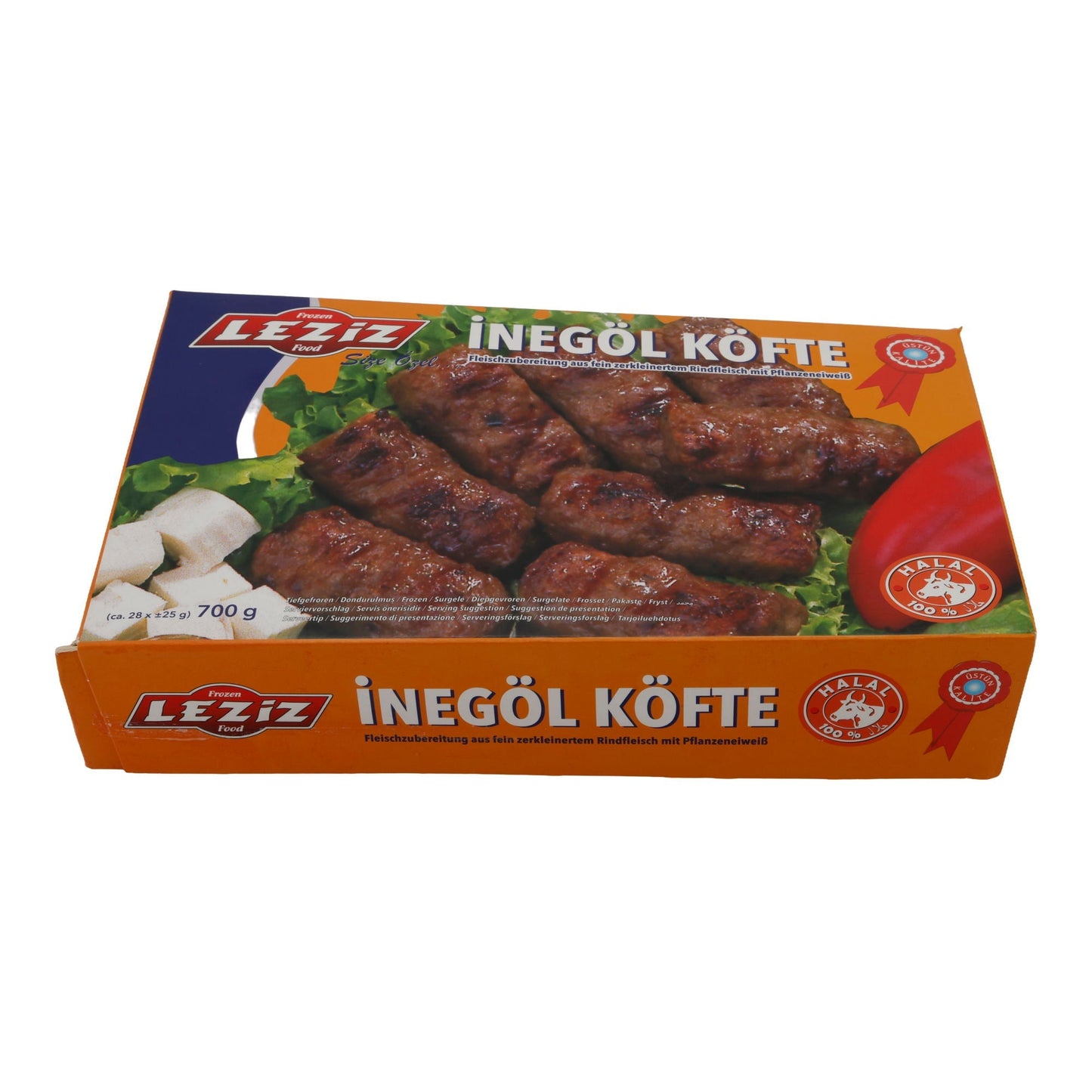 Köfte Leziz | İnegöl Köfte | Würzig, mit Pflanzenprotein | 700 g LEZIZ