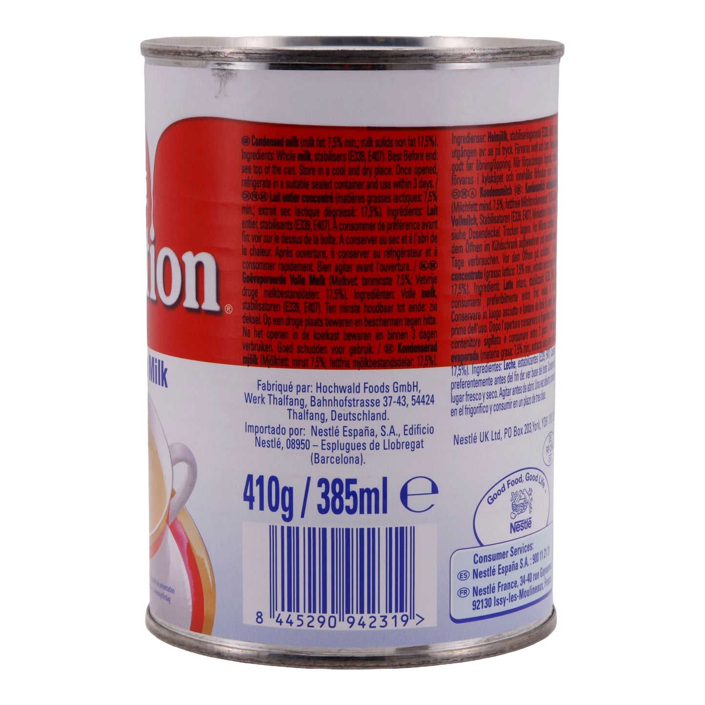 Gecondenseerde melk Nestlé Carnation Gecondenseerde melk | zoet | voor diverse toepassingen | 410 g