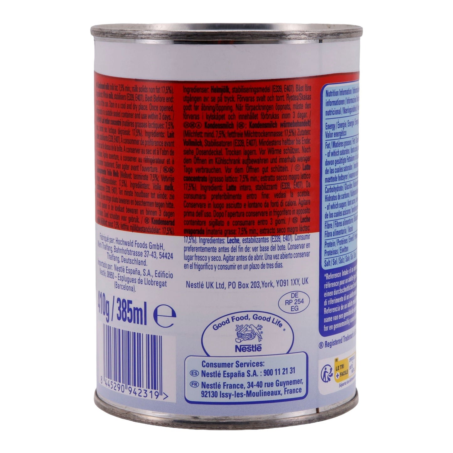 Gecondenseerde melk Nestlé Carnation Gecondenseerde melk | zoet | voor diverse toepassingen | 410 g