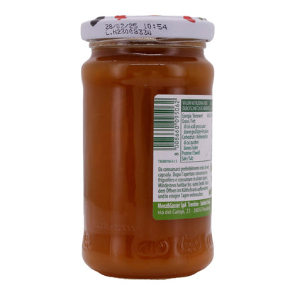 Confiture Menz & Gasser | Pêche-Passion Extra | Fruité, 30 % moins de sucre | 240 g
