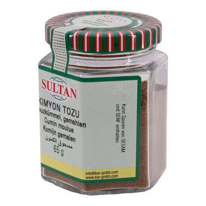 Sultan Kimyon Tozu - Ground Cumin, 65 g jar 